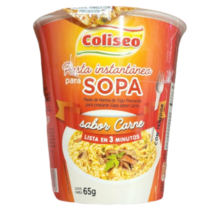 Sopa Instantánea sabor Carne Coliseo 65grs