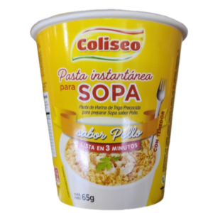 Sopa Instantánea sabor Pollo Coliseo 65grs